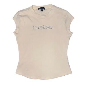 vintage bebe rhinestone baby tee